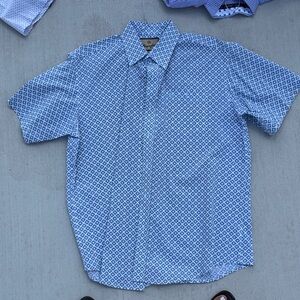 Wrangler Blue Diamond Pattern Shirt